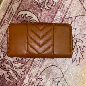 Brown Chevron Wallet